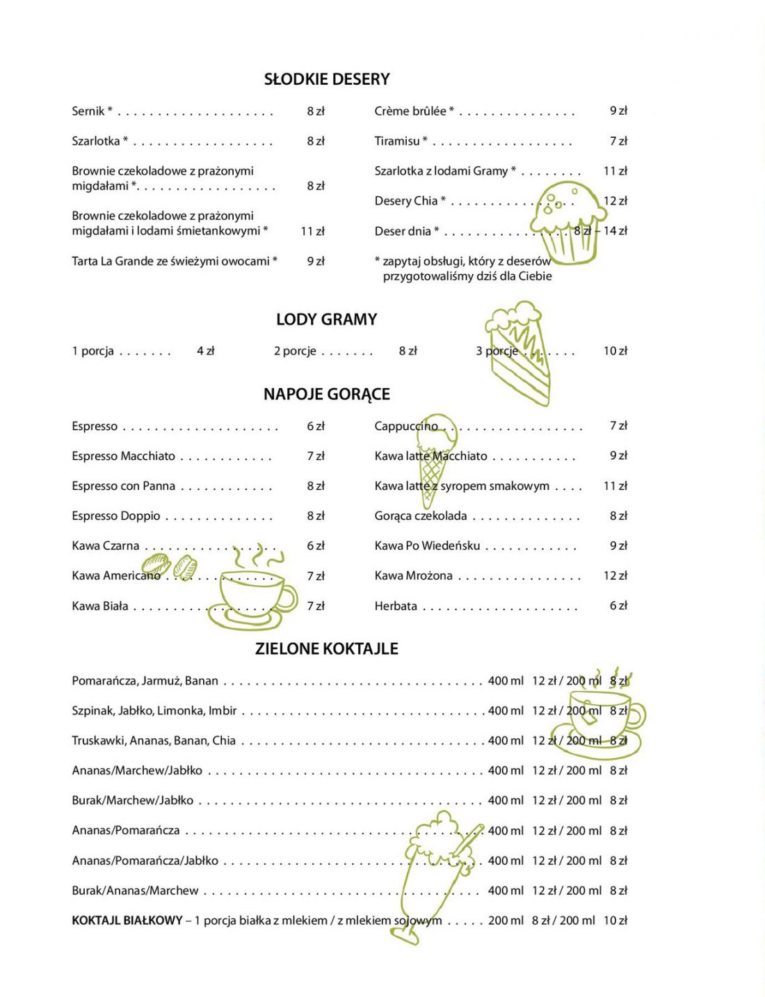 Menu Restauracja La Grande - strona 12