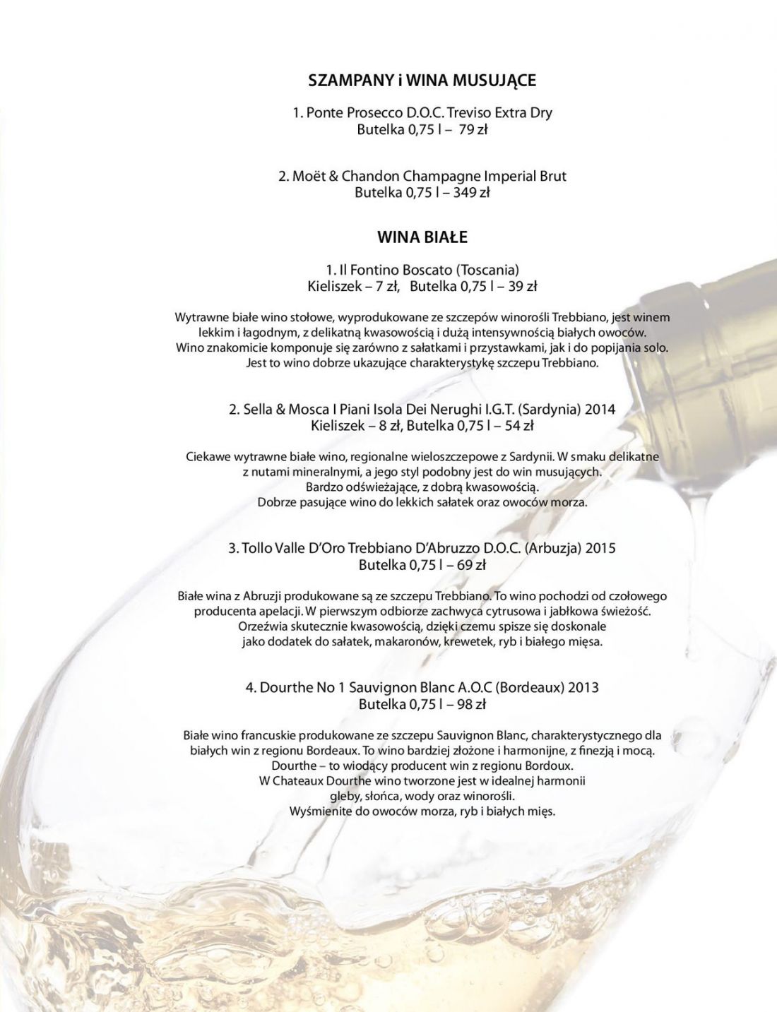 Menu Restauracja La Grande - strona 17