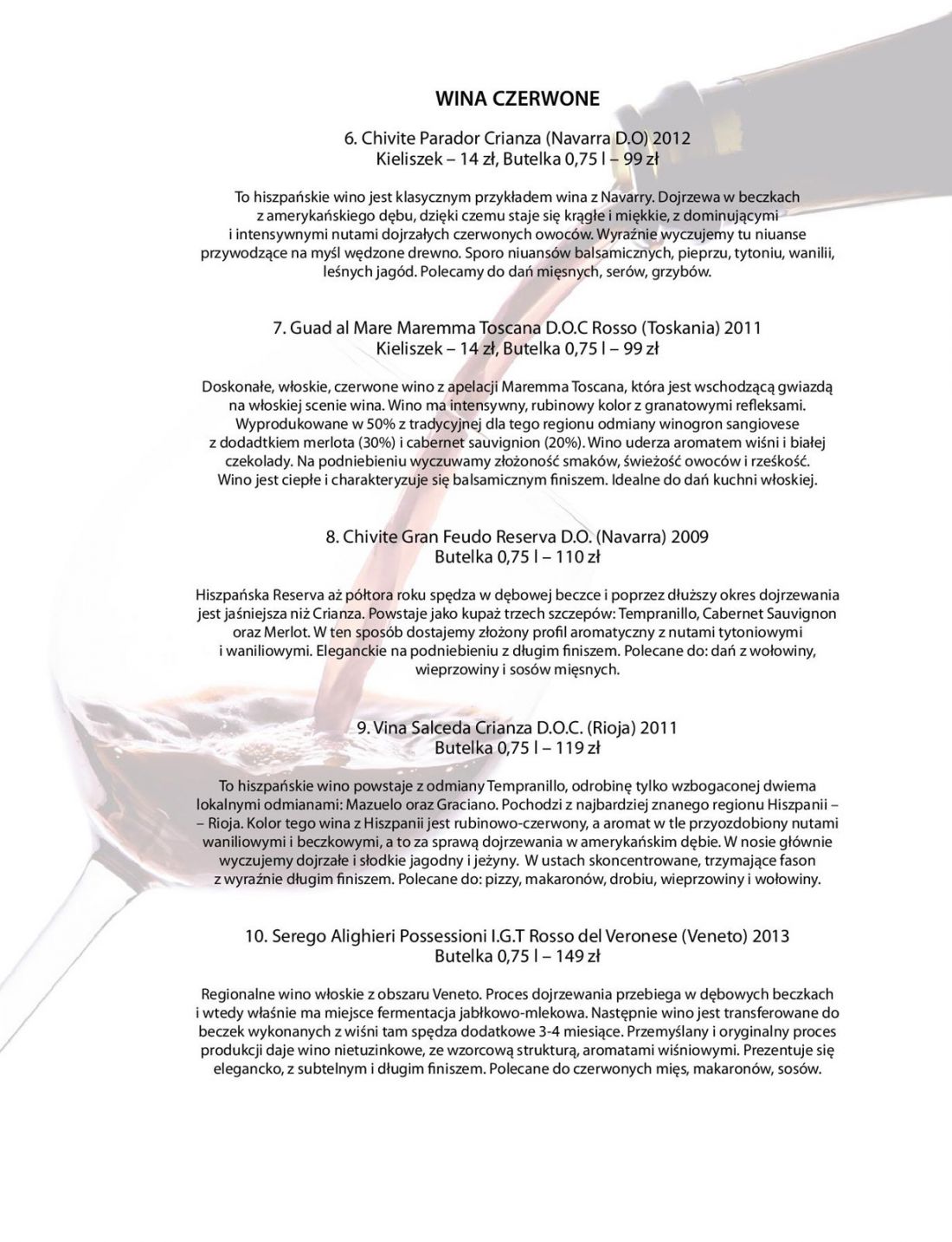 Menu Restauracja La Grande - strona 19