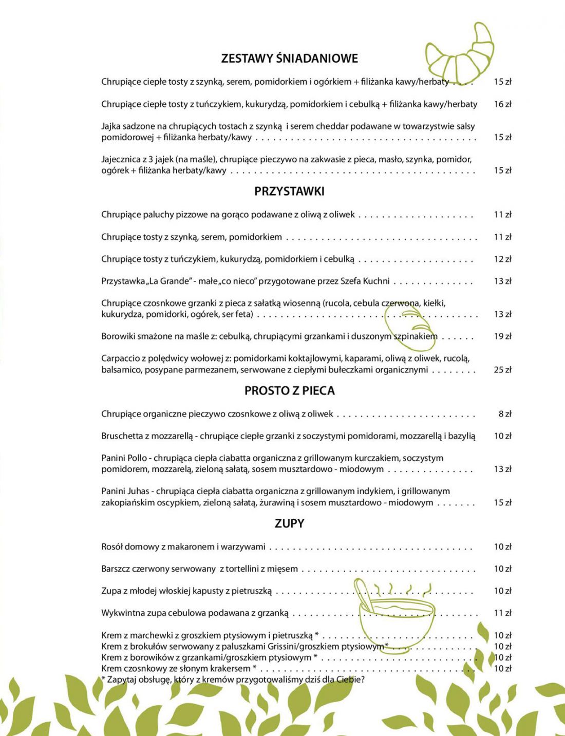 Menu Restauracja La Grande - strona 5